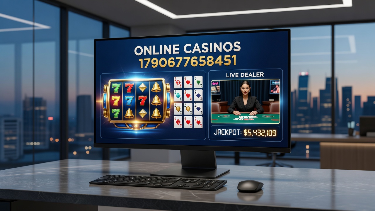 Mobile device displaying secure online casino app with encryption indicators and game selection screen